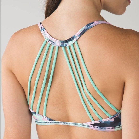 Lululemon Lighten Up Bra in Clouded Dreams Multicolor - Picture 2 of 8